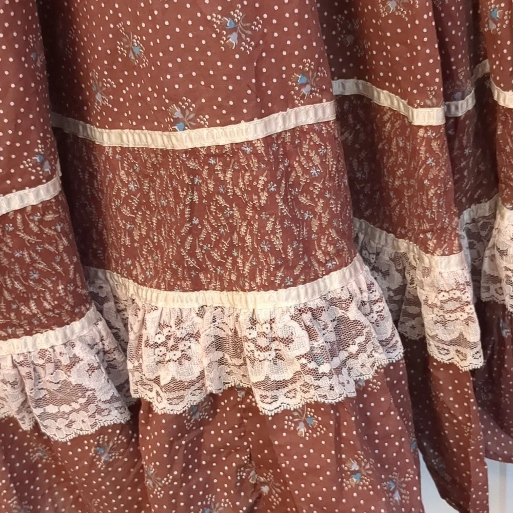 Gunne Sax Vintage Calico Dress - Picture 6 of 14